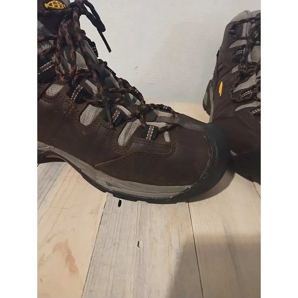 Keen Utility Men's Detroit XT Mid Soft Toe Waterproof Work Boots Brown Size 12 D